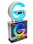 Светильник с беспроводной зарядкой телефона G63 LED Wireless Charging Speaker колонка ночник RGB-подсветка - миниатюра 6