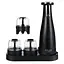Набор из 3 мельниц для специй, соли и перца Adler AD 4449 на USB black - миниатюра 4