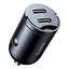Адаптер автомобильный Baseus Tiny Star Mini Car Charger 2Type-C, 30W/3A, PD/QC| - миниатюра 1