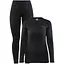 Комплект термобілизни Craft Core Warm Baselayer Set Woman Black M (1068-1909708 M 999000) - мініатюра 1
