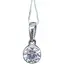 Срібна підвіска Vegas з фіанітом. 30007Р - мініатюра 1
