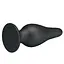 Анальна пробка Pretty Love Sturdy Silicone Anal Plug 15.4 см (чорний) - мініатюра 2