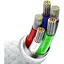 Кабель Baseus Glimmer Series Fast Charging USB-C to Lightning 20w 1m White (CADH000002) [155528] - мініатюра 4