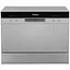 Посудомоечная машина Hansa Hansa настольная, 6 комплектов A+, 55 см, дисплей, серебристый - миниатюра 1