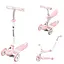 Дитячий самокат HyperMotion 5 в 1 Pink (HYPER 5IN1 ROZ) - мініатюра 1