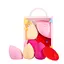 Набір спонжів для макіяжу зі щіткою для вмивання Qianlili Powder Puff, 3 + 1 шт - мініатюра 1