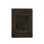 Кожаная обложка для паспорта с польским гербом темно-коричневая Crazy Horse - миниатюра 6