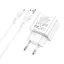 Комплект зарядний блок і кабель Hoco Proton C98A Micro USB Cable 1USB 18W білий - мініатюра 7