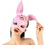 Кожаная маска кролика Art of Sex - Bunny mask, цвет Розовый - миниатюра 1