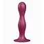 Фаллоимитатор Satisfyer Double Ball-R 17.7 см бордовый - миниатюра 1