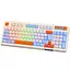 Клавиатура игровая Maxxter KBGW3C01 2.4G Wireless беспроводная White-Blue - миниатюра 1