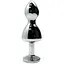 Металева анальна пробка Wooomy Lollypop Double Ball Metal Plug Blue M діаметр 3.1 довжина 9.4 см - мініатюра 2