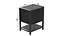 Тумба універсальна Вів'єн 2/1 50x41x40 чорний ДСП Сосна Кембра 16мм FRD-104175 - мініатюра 4