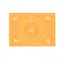 Силиконовый кондитерский коврик для раскатки теста 45х64 см, A-plus Оранжевый 86882 - миниатюра 1
