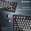 Клавіатура бездротова GamePro Asgard Yord Keychron Super Red Switch Black (MK266BK) - мініатюра 7