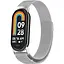Ремінець DK CDK для Xiaomi Mi Smart Band 10 Metal Milanese Loop Magnetic (015814) (silver) - мініатюра 1