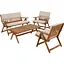 Комплект садових меблів Di Volio Lusiano складаний бежевий - мініатюра 1