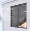 Теплоізоляційна штора на липучках Графіт H 170 x 135 см - мініатюра 3