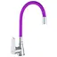 Смеситель для кухни Zerix SOP7 146 с фиолетовым гибким изливом ZX2658 Хром - миниатюра 1