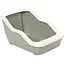 Туалет для котів з рамкою MPS Netta Open Light Green 54x39x29 см - мініатюра 1