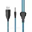 Гарнітура Hoco HF Stereo W105 Joyful Blue +мікрофон - мініатюра 2