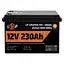 Аккумулятор LogicPower LiFePO4 12V (12,8V) - 230 Ah (2944Wh) (Smart BMS 150А) с BT пластик - миниатюра 1