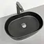 Умивальник VBI Verona 50 black matt накладний VBI-011317, Чорний матовий - мініатюра 1