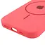 Чехол Silicone Case Full Protective AA with MagSafe для Apple iPhone 14 Plus 6.7 Арбузный/Watermelon red - миниатюра 5