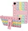 Чохол SoftGel Kids дитячий pop-it Samsung Galaxy Tab A9 8.7 SM X110 X115 Веселковий - мініатюра 1