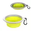 Flamingo Travel Bowl Bubo фламинго бубо складная миска с карабином для собак и котов 15х13,8х4,8 см - миниатюра 1