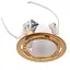 Світильник Downlight стельовий Brille 166034 DL-10 PB J118 мм Rx7 врізний - мініатюра 1