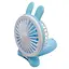 Вентилятор ручной портативный «Зайчик» VNTR-002-3 Синий - миниатюра 1