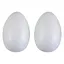 Набор пенопластовых заготовок "Яйцо" Santi 740598, в наборе 2 шт 90 мм - миниатюра 1