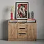 Комод в гостиную MebelStar 1200 Лилу 121x40x89 см Дуб тахо (MBS-1337) - миниатюра 2