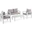 Комплект садовой мебели Di Volio Brescia 2 Белый/серый - миниатюра 2