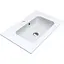 Умивальник Miraggio Della 700 mirasoft 0001069, Білий матовий - мініатюра 1