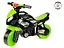 Мотоцикл - толокарь ТехноК с музыкальным рулем зеленый с черным - миниатюра 2