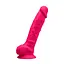 Фалоімітатор Silexd Premium Silicone Dildo Model 1 Size 9 23 см рожевий - мініатюра 4