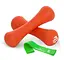 Гантель неопренова PowerPlay 4126 Spartacus 2*1.5 кг Помаранчеві 2 шт (PP_4126_1.5kg_2in) - мініатюра 1