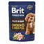 Вологий корм Brit Premium Fillets in Gravy Chicken & Green Peas для собак малих порід, філе в соусі з куркою та горошком, 85 г - мініатюра 1