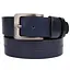 Кожаный ремень LIMARY синий с строчкой 4х120 см acs0032083 - миниатюра 3