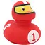 Уточка FunnyDucks Гонщик красный (1869) - миниатюра 2