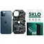 Захисна плівка SKLO Back тил+грані без кутів+лого Camo для Apple iPhone X 5.8 Сірий/Army Gray - мініатюра 1
