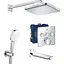 Душова система прихованого монтажу Grohe Grohtherm Smartcontrol з New Tempesta 250 UA26415SC6, Хром - мініатюра 1