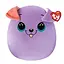 Игрушка подушка TY SQUISH-A-BOOS 39225 Фиолетовый пес "BITSY" 20 см - миниатюра 1