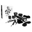 Набор Art of Sex - Spikes BDSM Set Leather, 10 предметов, натуральная кожа, Черный - миниатюра 4