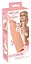 Насадка на пенис Nature Skin Extension Sleeve 19.5 см телесный - миниатюра 2