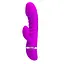 Вибратор-кролик Pretty Love Tracy 18.8 см фиолетовый - миниатюра 2