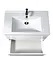 Тумба Мойдодир Сорренто 80-A Білий у ванну з умивальником SU-80 Білий - мініатюра 4