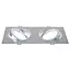 Светильник врезной поворотный Brille HDL-DT 104/2 Aluminium G53 162354 - миниатюра 4